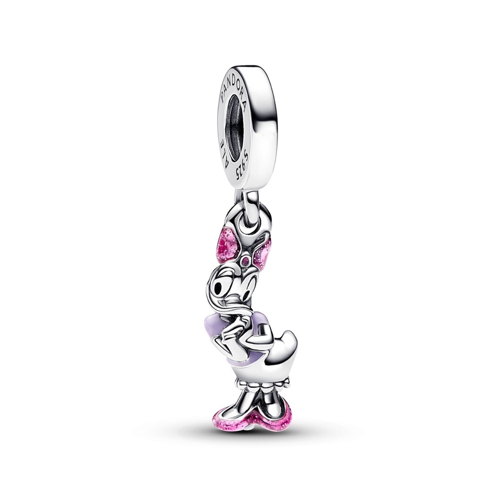 Pandora Disney Daisy Duck Dangle Charm-NEW
